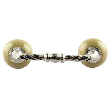 Olive Green Cearmic Cut Bridge Handles